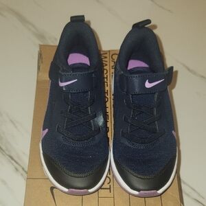 Nike Kids' Navy and Purple Sneakers
